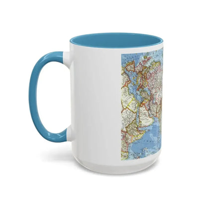 Asia and Adjacent Areas (1959) (Map) Accent Coffee Mug - Go Mug Yourself