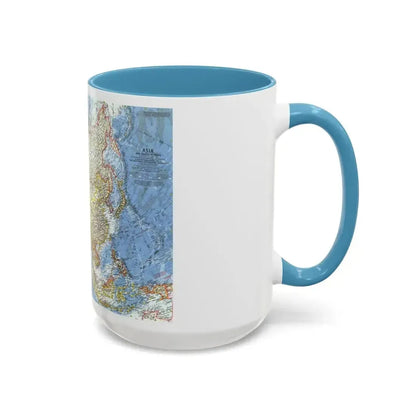 Asia and Adjacent Areas (1959) (Map) Accent Coffee Mug - Go Mug Yourself
