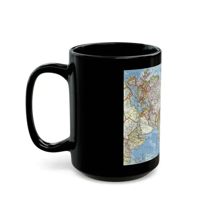 Asia and Adjacent Areas (1959) (Map) Black Coffee Mug - Go Mug Yourself