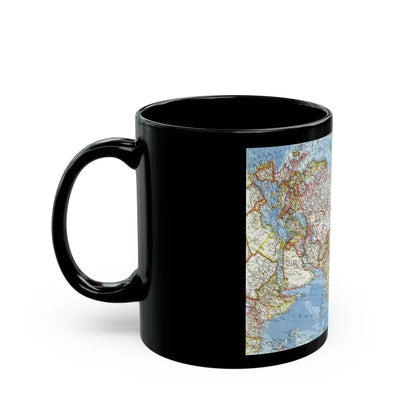 Asia and Adjacent Areas (1959) (Map) Black Coffee Mug-Go Mug Yourself