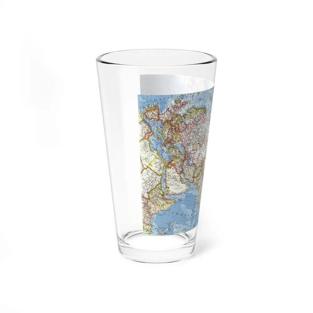 Asia and Adjacent Areas (1959) (Map) Pint Glass 16oz-Go Mug Yourself