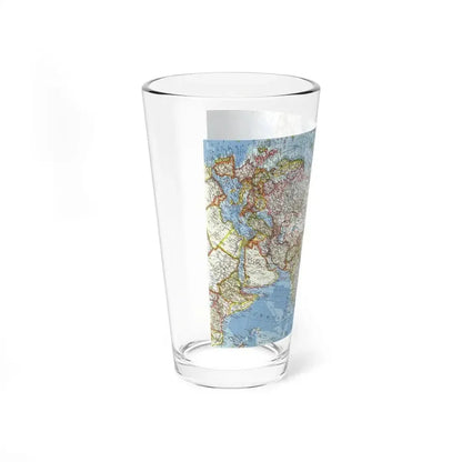 Asia and Adjacent Areas (1959) (Map) Pint Glass 16oz - Go Mug Yourself