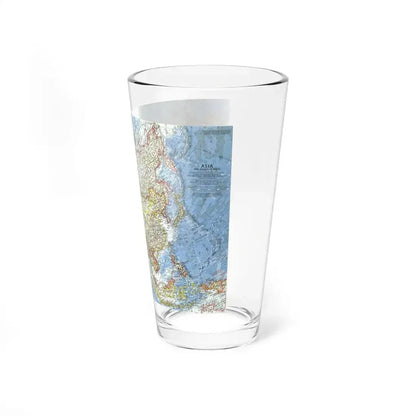 Asia and Adjacent Areas (1959) (Map) Pint Glass 16oz - Go Mug Yourself