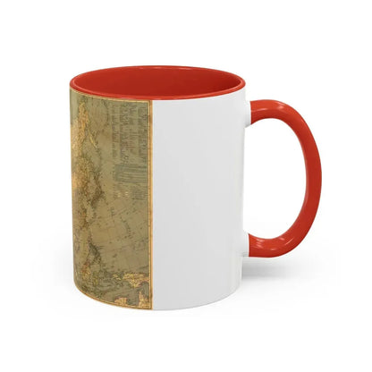 Asia and Adjacent Regions (1933) (Map) Accent Coffee Mug - Go Mug Yourself