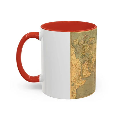 Asia and Adjacent Regions (1933) (Map) Accent Coffee Mug - Go Mug Yourself