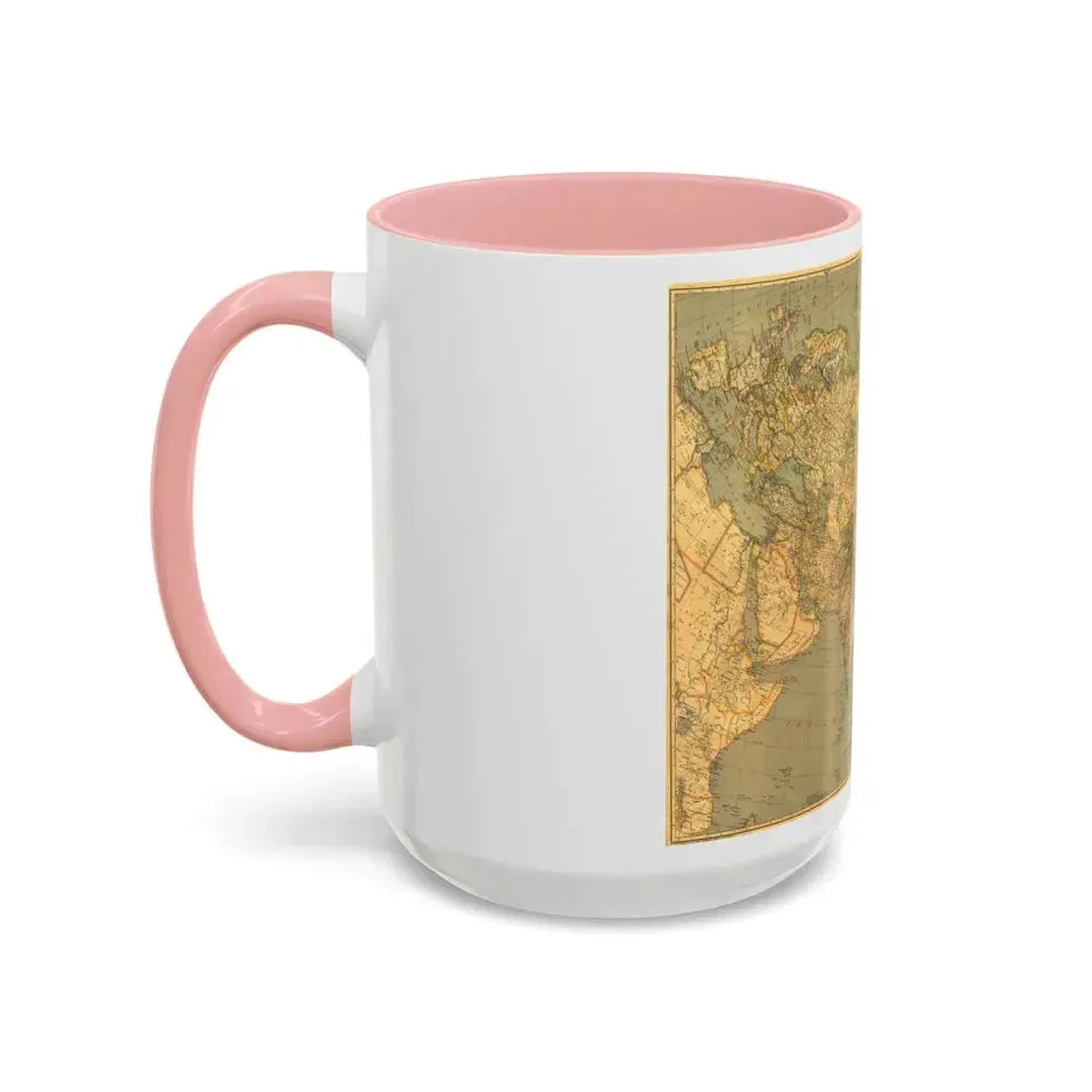 Asia and Adjacent Regions (1933) (Map) Accent Coffee Mug - Go Mug Yourself