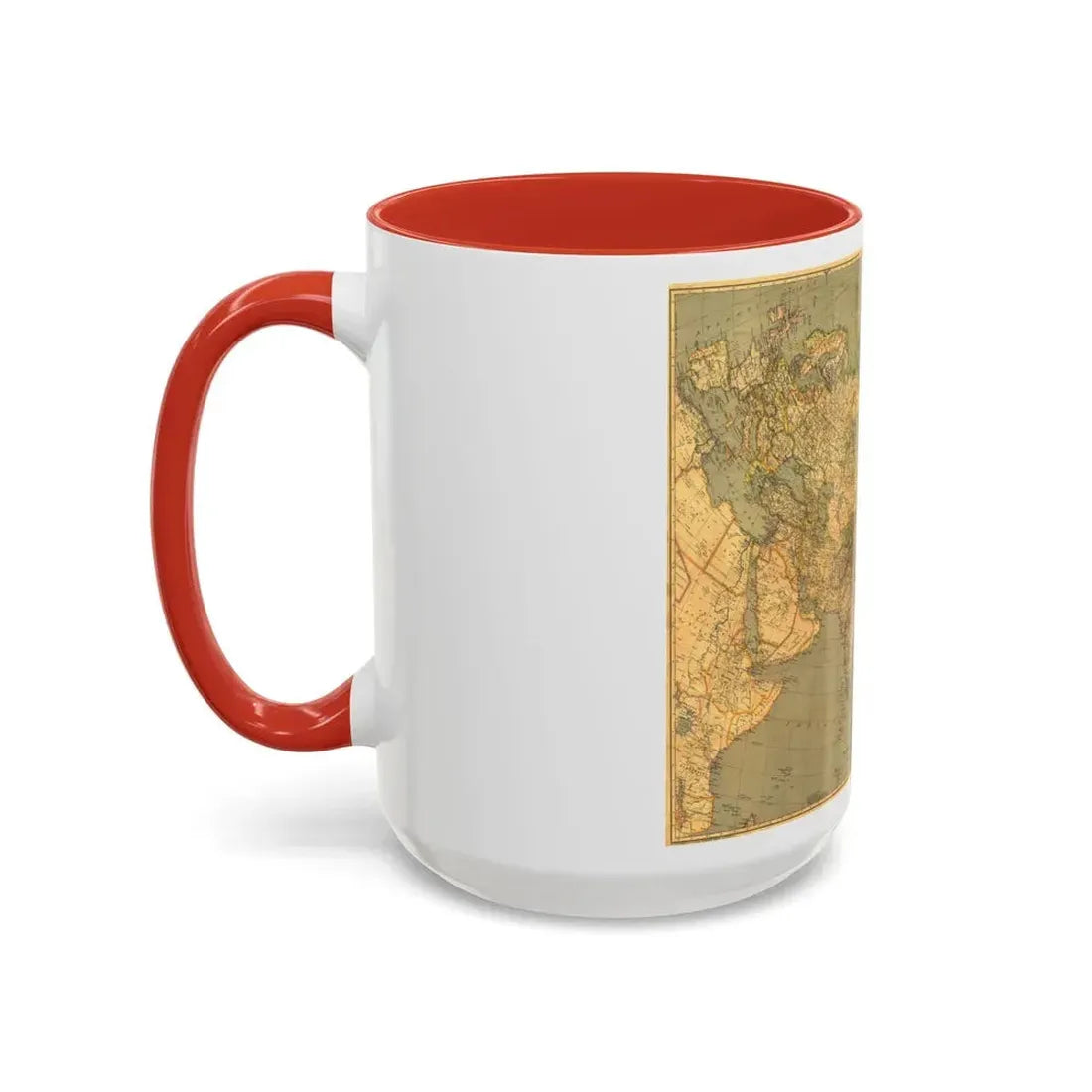 Asia and Adjacent Regions (1933) (Map) Accent Coffee Mug - Go Mug Yourself