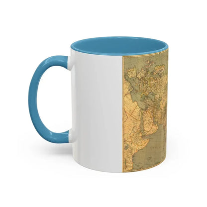 Asia and Adjacent Regions (1933) (Map) Accent Coffee Mug - Go Mug Yourself