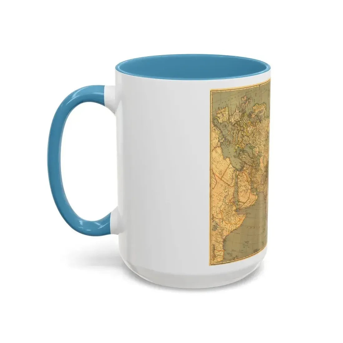 Asia and Adjacent Regions (1933) (Map) Accent Coffee Mug - Go Mug Yourself