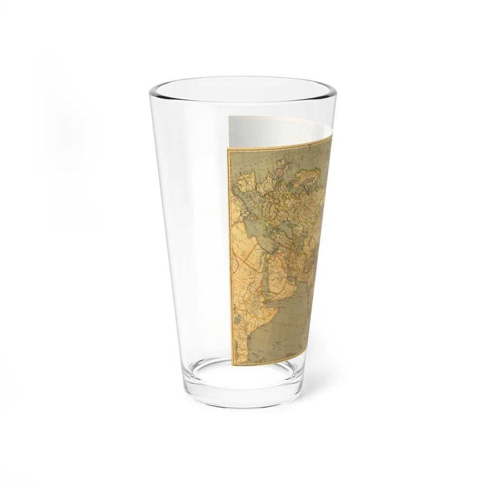 Asia and Adjacent Regions (1933) (Map) Pint Glass 16oz-Go Mug Yourself