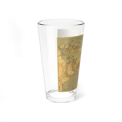 Asia and Adjacent Regions (1933) (Map) Pint Glass 16oz - Go Mug Yourself