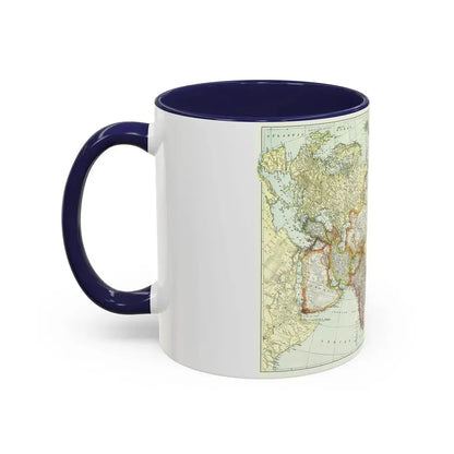 Asia and Adjoining Europe (1921) (Map) Accent Coffee Mug - Go Mug Yourself