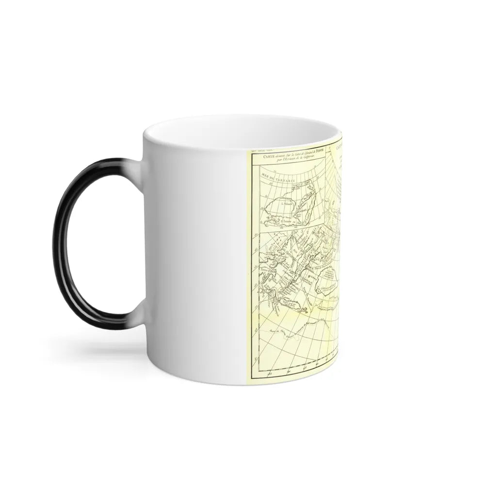 Asia - Carte Generale des Decouvertes (1892) (Map) Color Changing Mug 11oz-Go Mug Yourself