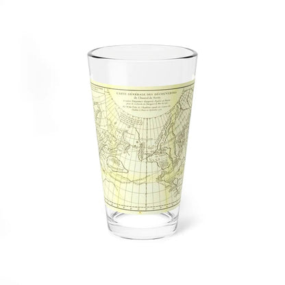 Asia - Carte Generale des Decouvertes (1892) (Map) Pint Glass 16oz-16oz-Go Mug Yourself