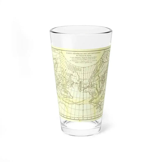 Asia - Carte Generale des Decouvertes (1892) (Map) Pint Glass 16oz 16oz - Go Mug Yourself