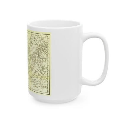 Asia - Carte Generale des Decouvertes (1892) (Map) White Coffee Mug-Go Mug Yourself