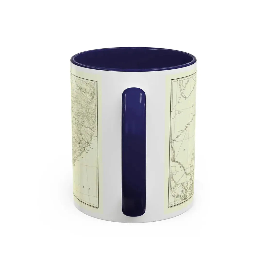 Asia - Kirin, Harbin, Vladivostok (1905) (Map) Accent Coffee Mug - Go Mug Yourself