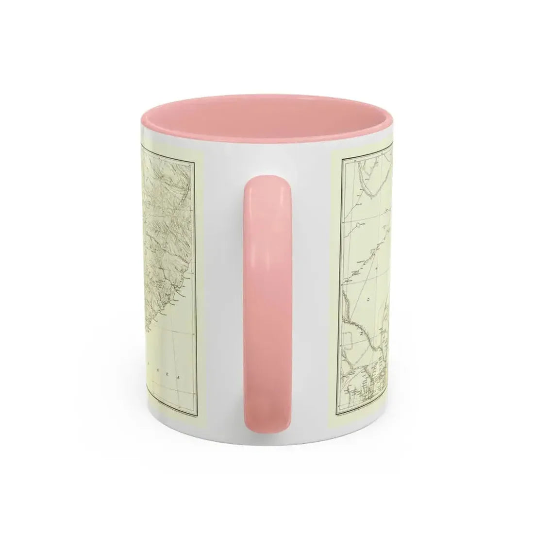 Asia - Kirin, Harbin, Vladivostok (1905) (Map) Accent Coffee Mug - Go Mug Yourself