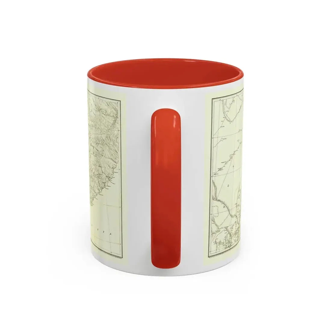 Asia - Kirin, Harbin, Vladivostok (1905) (Map) Accent Coffee Mug - Go Mug Yourself