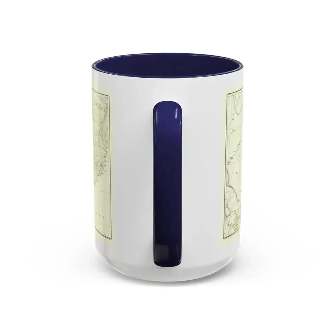 Asia - Kirin, Harbin, Vladivostok (1905) (Map) Accent Coffee Mug - Go Mug Yourself