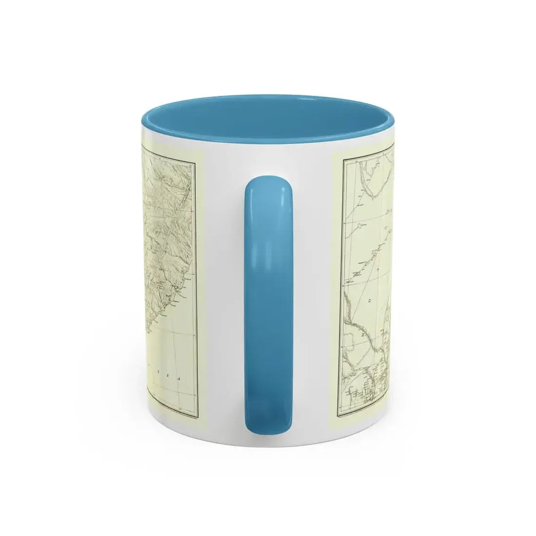 Asia - Kirin, Harbin, Vladivostok (1905) (Map) Accent Coffee Mug - Go Mug Yourself