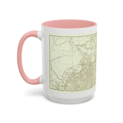 Asia - Kirin, Harbin, Vladivostok (1905) (Map) Accent Coffee Mug - Go Mug Yourself