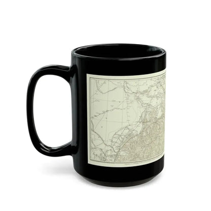 Asia - Kirin, Harbin, Vladivostok (1905) (Map) Black Coffee Mug - Go Mug Yourself