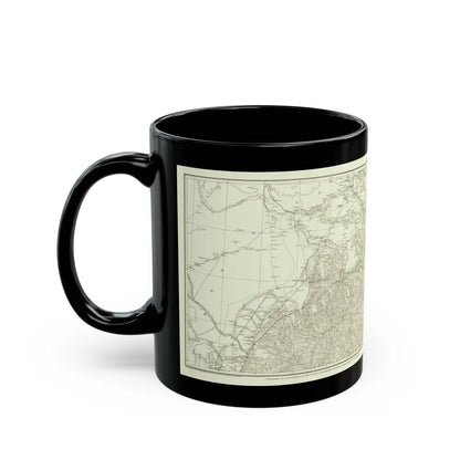 Asia - Kirin, Harbin, Vladivostok (1905) (Map) Black Coffee Mug-Go Mug Yourself