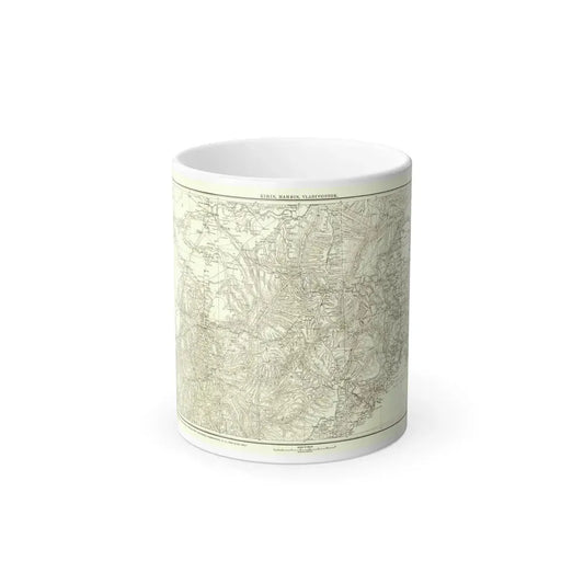Asia - Kirin, Harbin, Vladivostok (1905) (Map) Color Changing Mug 11oz Default Title 11oz - Go Mug Yourself
