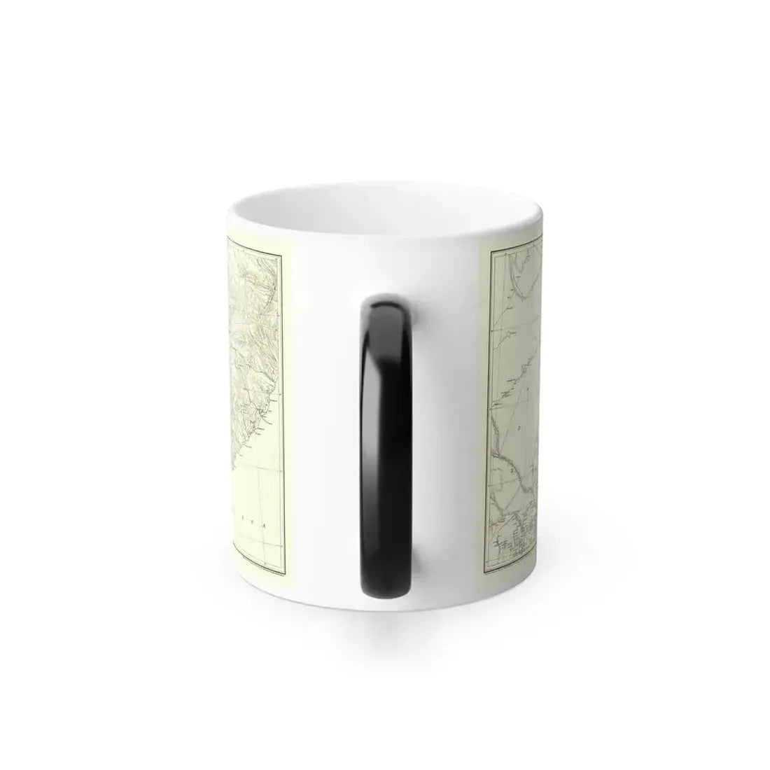 Asia - Kirin, Harbin, Vladivostok (1905) (Map) Color Changing Mug 11oz - Go Mug Yourself