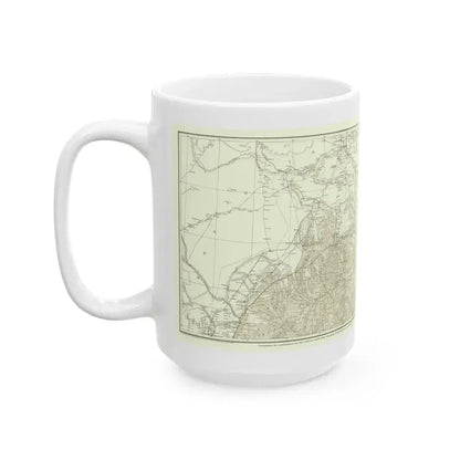 Asia - Kirin, Harbin, Vladivostok (1905) (Map) White Coffee Mug - Go Mug Yourself