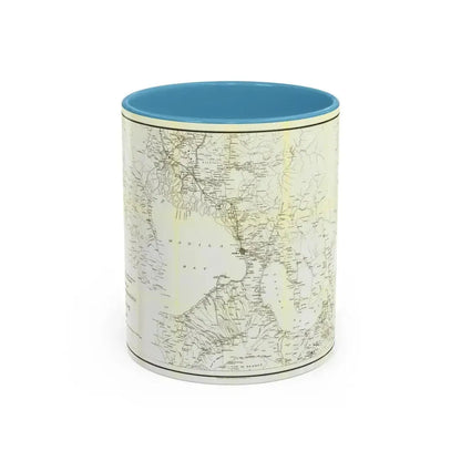 Asia - Luzon, Theatre of Military Operations (1899) (Map) Accent Coffee Mug 11oz Light Blue - Go Mug Yourself