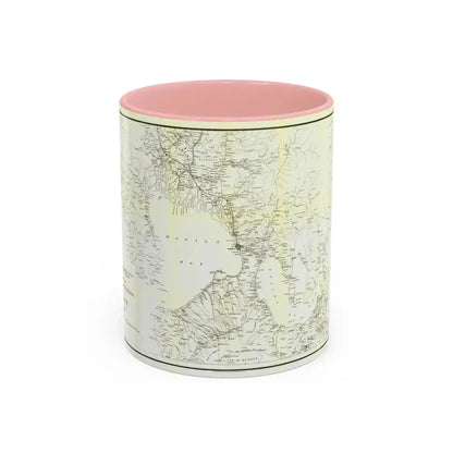 Asia - Luzon, Theatre of Military Operations (1899) (Map) Accent Coffee Mug 11oz Pink - Go Mug Yourself