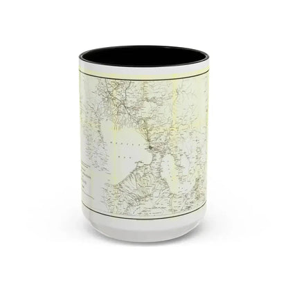 Asia - Luzon, Theatre of Military Operations (1899) (Map) Accent Coffee Mug 15oz Black - Go Mug Yourself