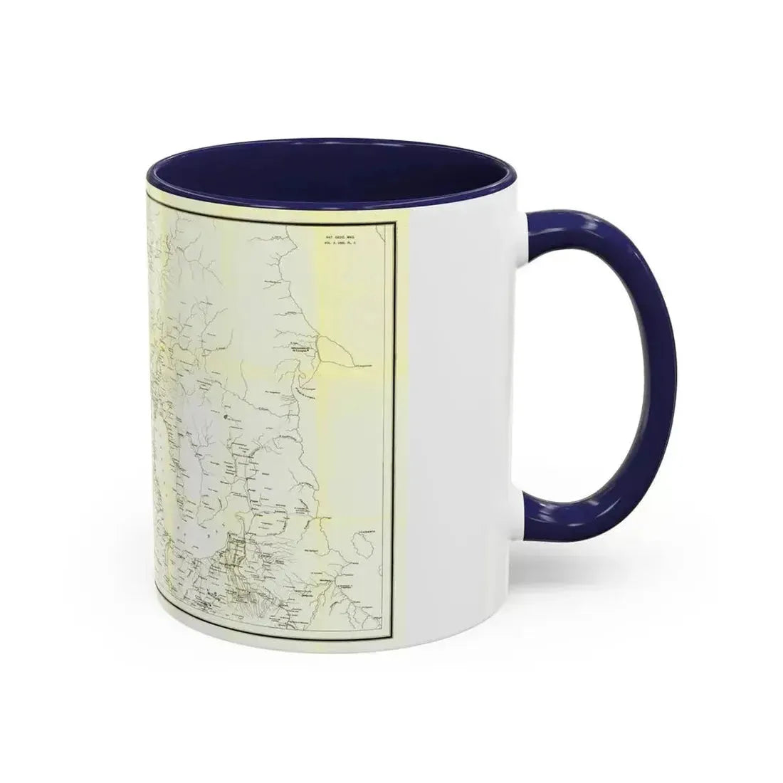 Asia - Luzon, Theatre of Military Operations (1899) (Map) Accent Coffee Mug - Go Mug Yourself
