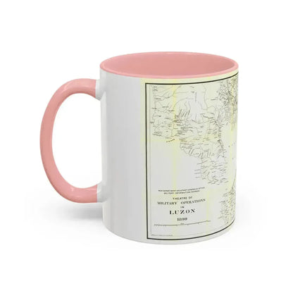 Asia - Luzon, Theatre of Military Operations (1899) (Map) Accent Coffee Mug - Go Mug Yourself