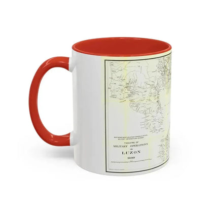 Asia - Luzon, Theatre of Military Operations (1899) (Map) Accent Coffee Mug - Go Mug Yourself