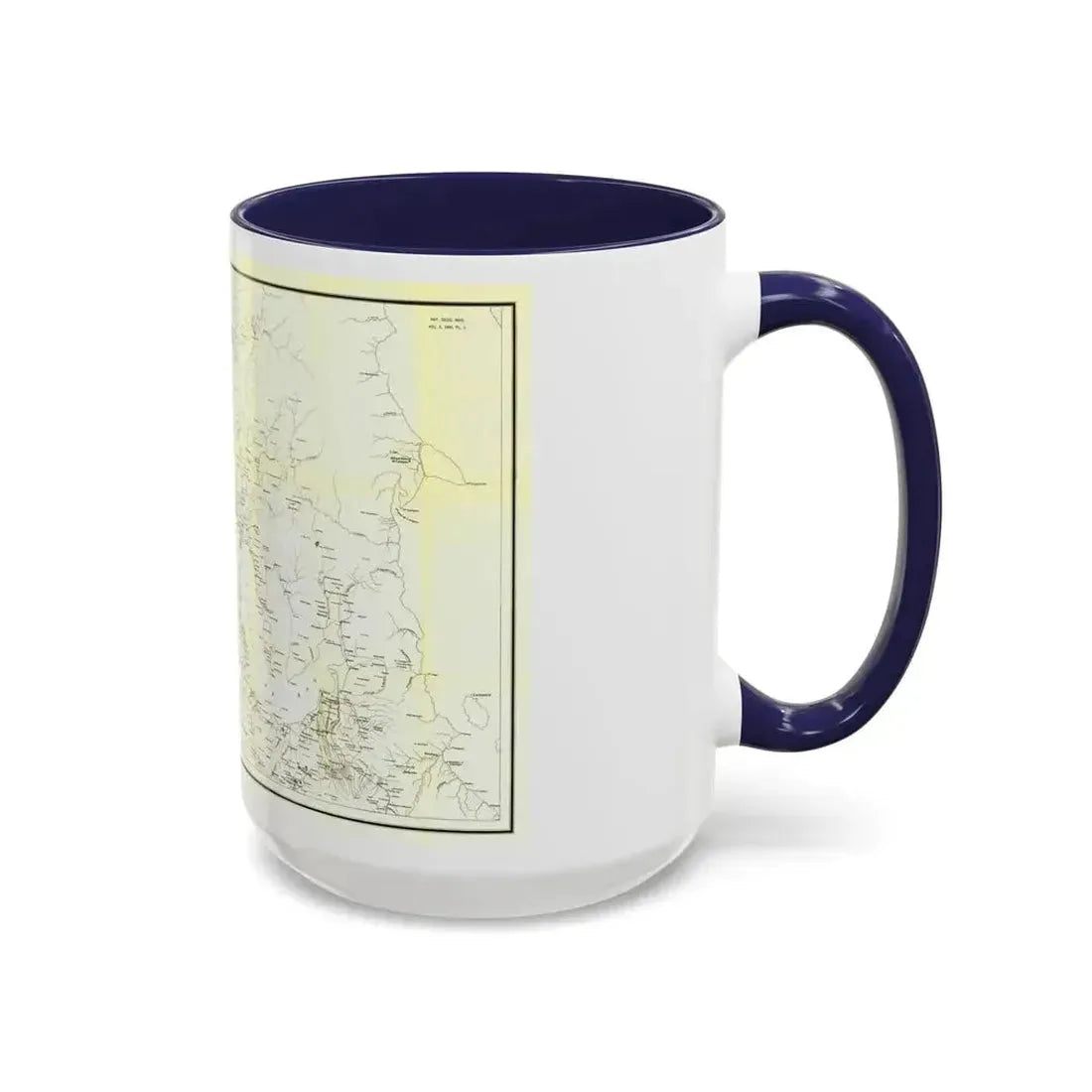 Asia - Luzon, Theatre of Military Operations (1899) (Map) Accent Coffee Mug - Go Mug Yourself