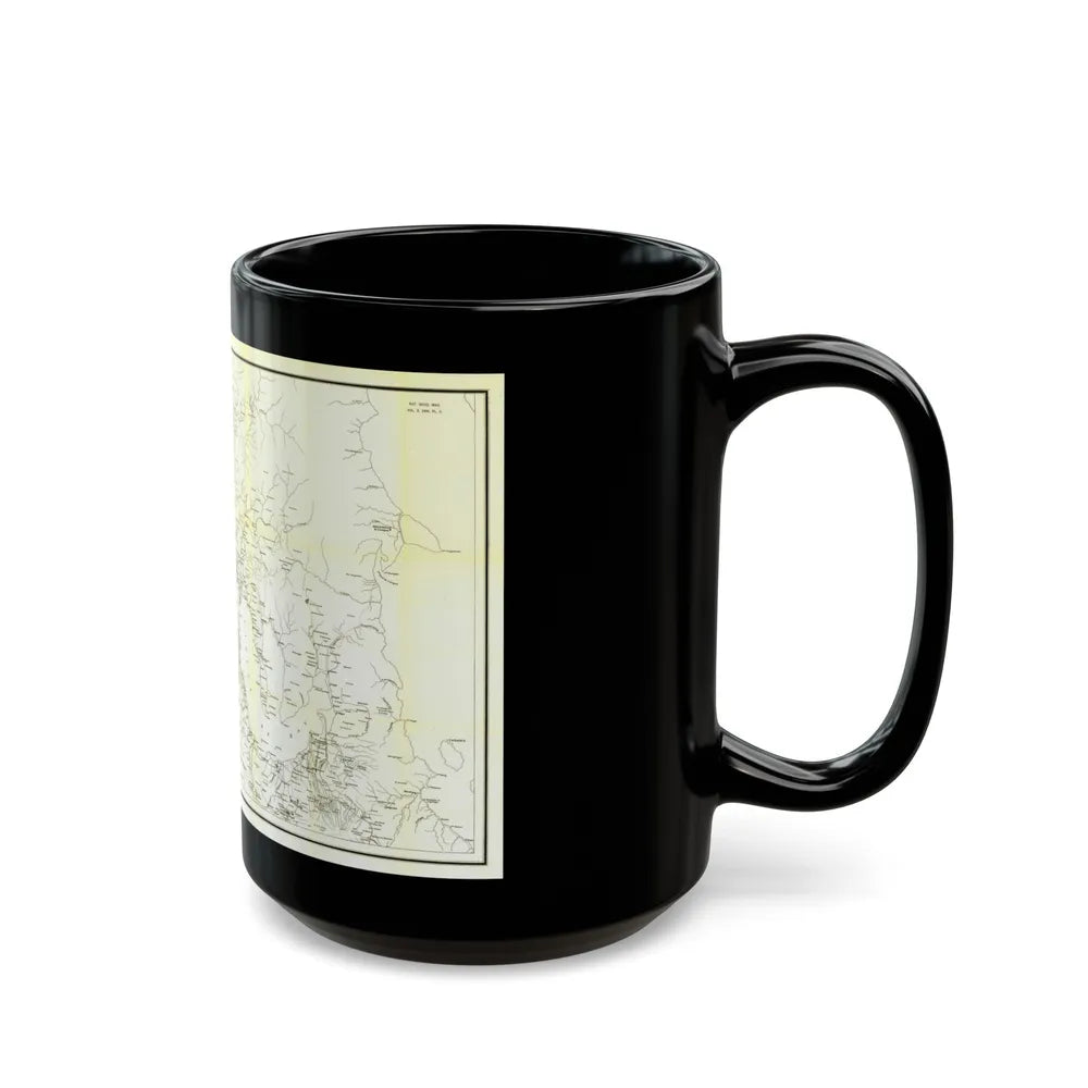 Asia - Luzon, Theatre of Military Operations (1899) (Map) Black Coffee Mug-Go Mug Yourself