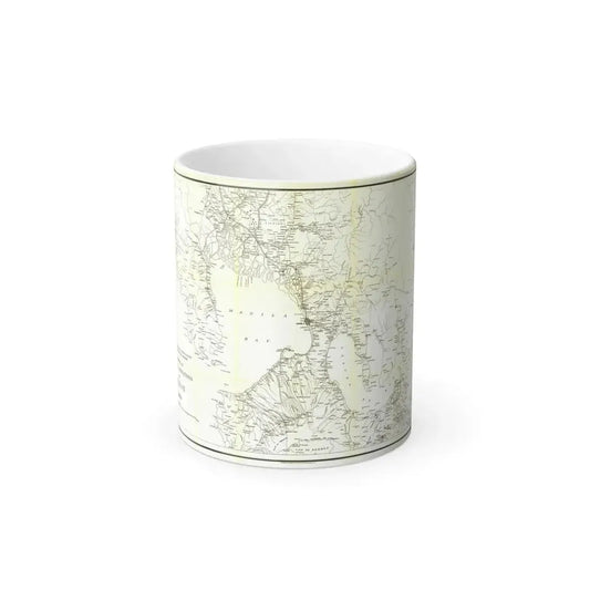 Asia - Luzon, Theatre of Military Operations (1899) (Map) Color Changing Mug 11oz Default Title - Go Mug Yourself