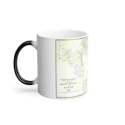Asia - Luzon, Theatre of Military Operations (1899) (Map) Color Changing Mug 11oz - Go Mug Yourself