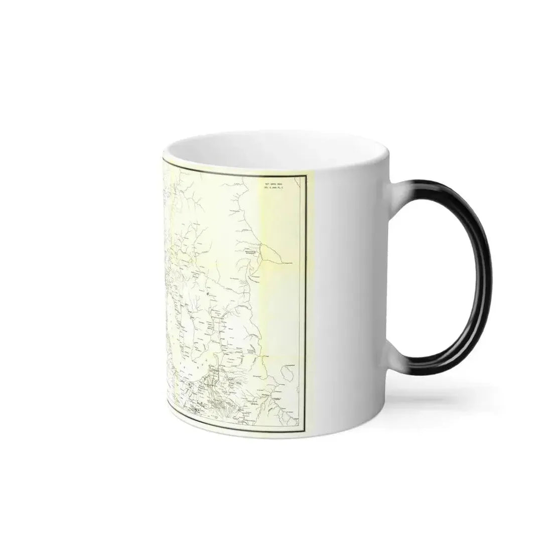 Asia - Luzon, Theatre of Military Operations (1899) (Map) Color Changing Mug 11oz - Go Mug Yourself