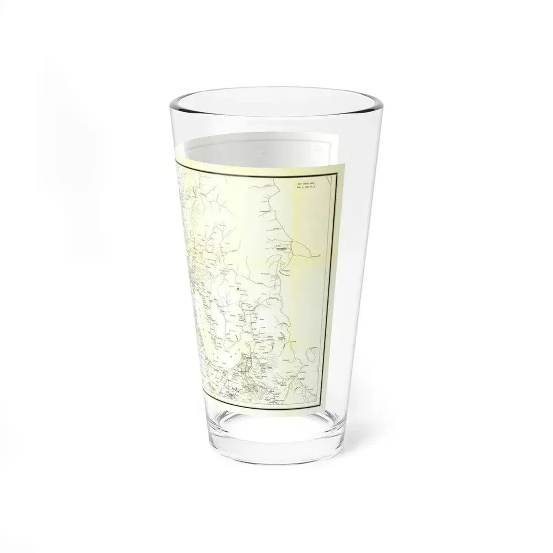 Asia - Luzon, Theatre of Military Operations (1899) (Map) Pint Glass 16oz - Go Mug Yourself