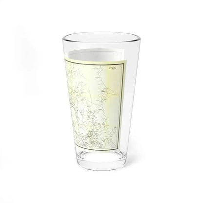 Asia - Luzon, Theatre of Military Operations (1899) (Map) Pint Glass 16oz - Go Mug Yourself
