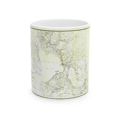 Asia - Luzon, Theatre of Military Operations (1899) (Map) White Coffee Mug 11oz - Go Mug Yourself