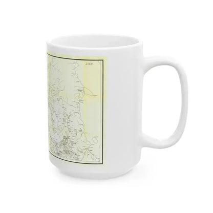 Asia - Luzon, Theatre of Military Operations (1899) (Map) White Coffee Mug - Go Mug Yourself
