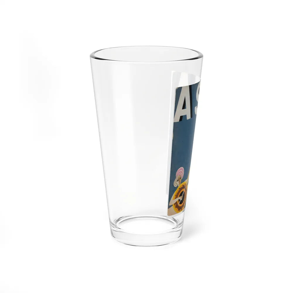 Asia magazine cover, December 1933 (Magazine Illustration) Pint Glass 16oz-Go Mug Yourself