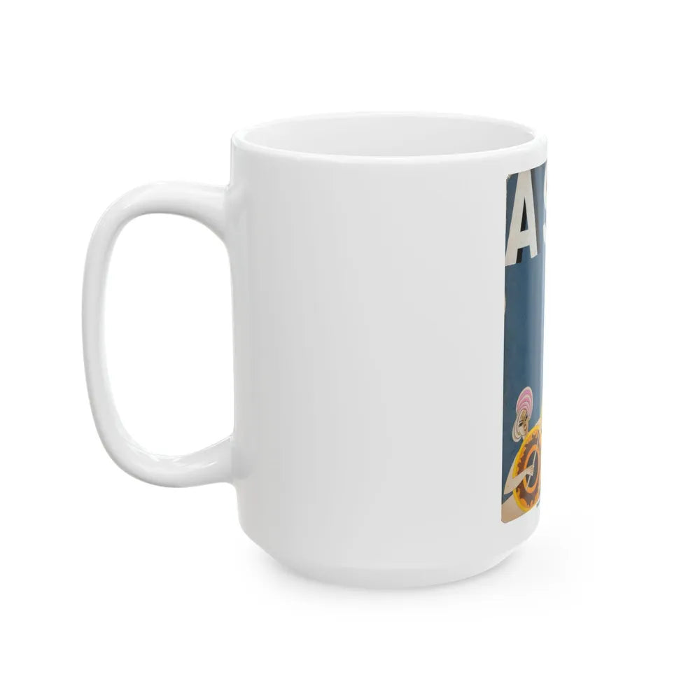 Asia magazine cover, December 1933 - White Coffee Mug-Go Mug Yourself