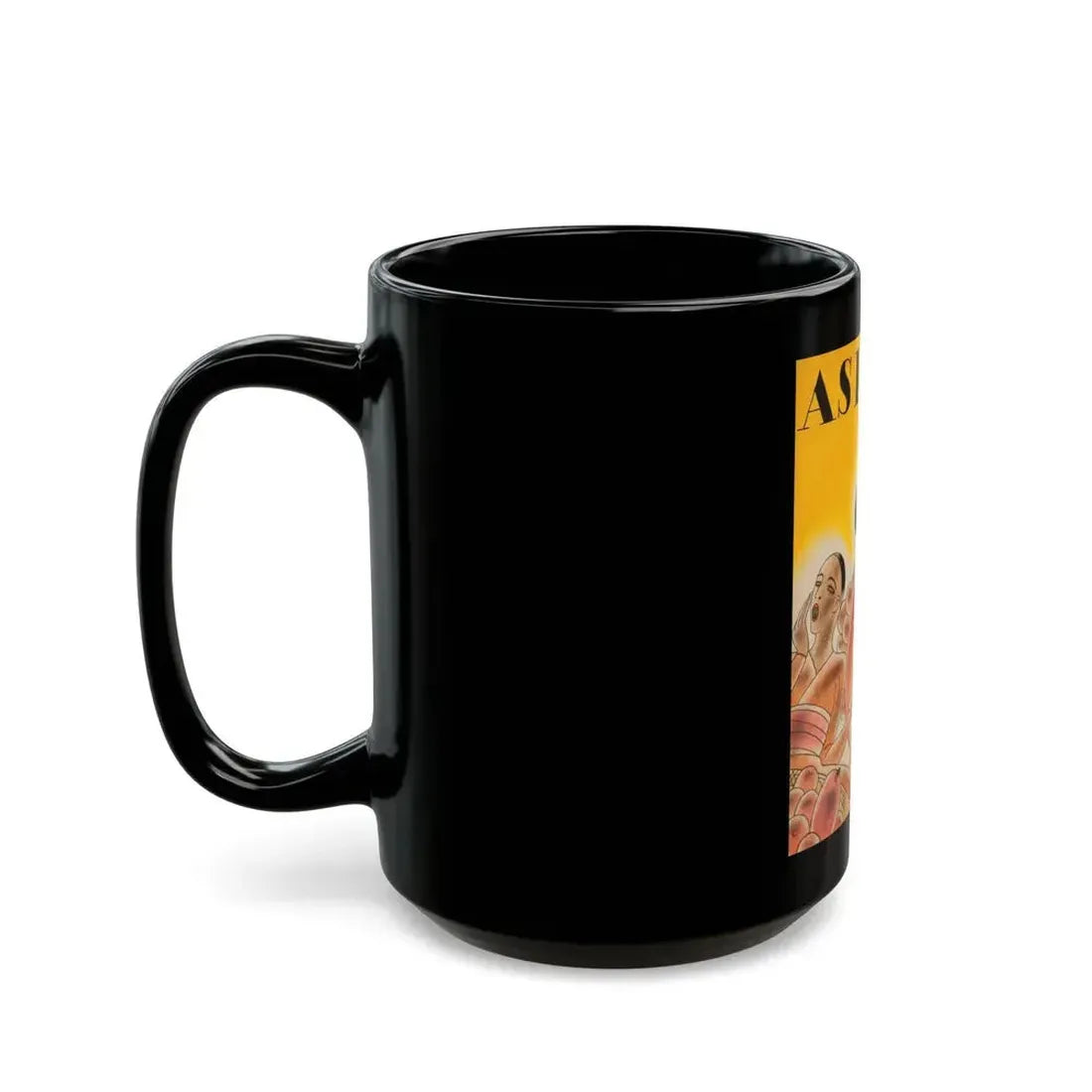 Asia magazine cover, January 1933 - Black Coffee Mug - Go Mug Yourself