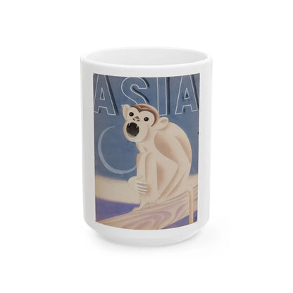 Asia magazine cover, July 1935 - White Coffee Mug-15oz-Go Mug Yourself